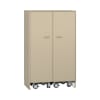 Pureo Materialschrank mit Rollwagen, Dekor B100 x H150 x T60 cm