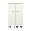 Pureo Materialschrank mit Rollwagen, Dekor B100 x H150 x T60 cm