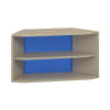 Pureo Regalschrank 60°, offen, Dekor B96,4 x H50 x T43,7 cm