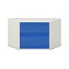 Pureo Regalschrank 60°, offen, Dekor B96,4 x H50 x T43,7 cm