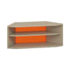 Pureo Regalschrank 60°, offen, Dekor 96,4 x H33,9 x T43,7 cm