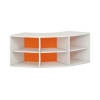 Pureo Regalschrank 90°, offen, Dekor B136,4 x H50 x T57,1 cm