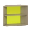 Pureo Regalschrank 60°, offen, Dekor B96,4 x H75 x T43,7 cm