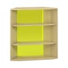Pureo Regalschrank 60°, offen, B96,4 x H100 x T42,7 cm
