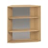 Pureo Regalschrank 60°, offen, B96,4 x H100 x T42,7 cm