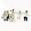Biegepuppen-Set „Familie