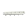 Mützenablage Lyra niedrig 5 Fächer, Dekor, B99,5 x H15 x T22 cm