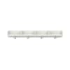 Mützenablage Lyra niedrig 4 Fächer, Dekor, B119,1 x H15 x T22 cm