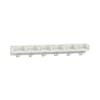 Mützenablage Lyra niedrig 6 Fächer, Dekor, B119,1 x H15 x T22 cm