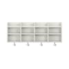 Doppelablage Lyra offen 4 Fächer, Dekor, B119,1 x H42,5 x T22 cm