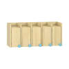 Doppelablage Lyra 5 Türen links, B99,5 x H42,5 x T33 cm