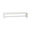 Garderobenbank Lyra mit Schuhrost, B119,1 x H26 x T33 cm