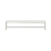 Garderobenbank Lyra mit Schuhrost, B119,1 x H26 x T33 cm
