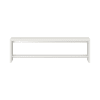 Garderobenbank Lyra mit Schuhrost, B119,1 x H35 x T33 cm
