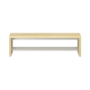 Garderobenbank Lyra mit Wandabstand, B89,8 x H26 x T45 cm