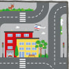 Straßenteppich