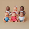 Puppen-Set, 6 Puppen, 21 cm