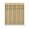 Wandhängegarderobe Lyra 5 Felder, B99,5xH115,8xT22cm