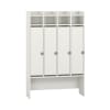 Standgarderobe Lyra 4 Felder, Tür links, B105,5xH160,5xT34,9cm