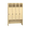 Standgarderobe Lyra 4 Felder, Tür rechts, B105,5xH160,5xT34,9cm
