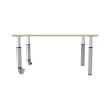 Tisch move upp rechteckig, Rasterverstellung 59-76 cm, L120 x B80 cm