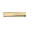 Mützenablage YUNA, versch. Hakenfarben, 6 Fächer, B 120 x H 25,6 x T 22,1 cm