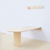 Wandklapptisch, rund, L 140 x B 70 cm