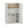 Pureo Musikschrank mit 2 Rollböden, Dekor B100 x H150 x T60 cm