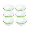 ARCOROC Brush green Schalen, Ø 12 cm, 6 Stück