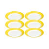 ARCOROC Brush yellow Dessertteller, Ø 19,5 cm, 6 Stück