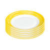 ARCOROC Brush yellow Teller flach, Ø 25,4 cm, 6 Stück