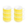 ARCOROC Brush yellow Tassen, 190 ml, 6 Stück