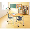 Gleitkufenstuhl solit:sit® Swing, Modell A, Kunststoff-Schale, div. Farben, Gr. 5, Sitzh. 43 cm