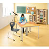 Gleitkufenstuhl solit:sit® Swing, Modell A, Kunststoff-Schale, div. Farben, Gr. 5, Sitzh. 43 cm