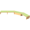 Trapezbank 133x42x46cm