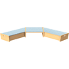 Trapezbank 133x42x46cm