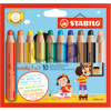 STABILO® woody 3 in 1 - das Multitalent, 10 Stück