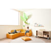 Ecksofa links, div. Stoffe, Sitzh. 30 cm
