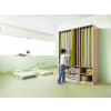 Liegepolster-/Deckenschrank für Wolldecken, H 196,8 x B 96,6 x T 62 cm