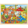goki Wimmelpuzzle-Set, 4 Puzzles