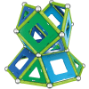 Geomag Magnetbauset mit Bauplatten, 192-teilig