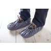 Überschuh mit Gumminoppen, 5 Paar, grau