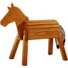 Holzpferd Garten, Holzpony ab 18 Monate, 58cm, Kindergartenqualität