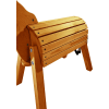 Holzpferd Garten, Holzpony ab 18 Monate, 58cm, Kindergartenqualität