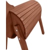 Holzpferd dunkelbraun, 95cm