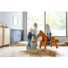 Holzpferd Garten, Holzpony ab 18 Monate, 58cm, Kindergartenqualität