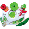 Greifpuzzle-Set Obst & Gemüse, 4 Puzzles
