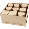 Pappboxen-Set, 28-teilig