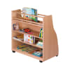 Bücherschrank mit Rollen