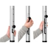 Tisch move upp rechteckig, Schraubverstellung 40 - 59 cm, Metallbeine mit Gleitern, L 160 x B 80 cm